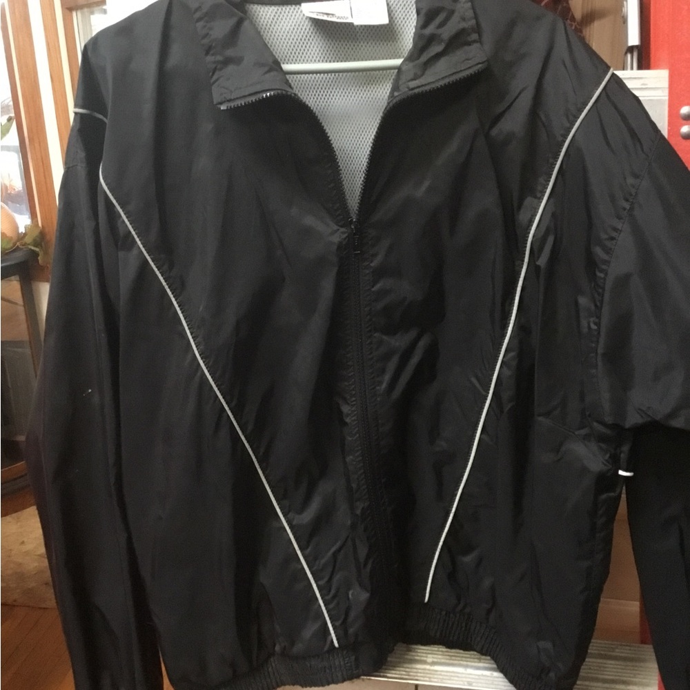 Mens Black Wind breaker